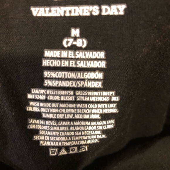 Girls Heart Leggings - Picture 4 of 5